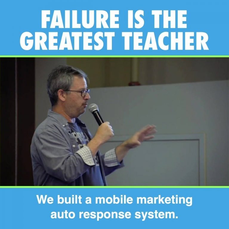 If you aren’t failing, you aren’t trying. We need to EMBRACE failure!