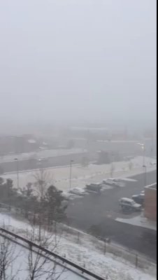 It’s a whiteout on the front range!