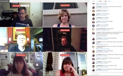 Testing Huzza.io as a Live Broadcast tool