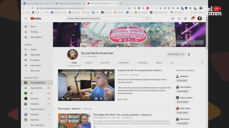 The social media world was rocked this week as Michael Stelzner, founder of The Social Media Examiner, revealed that he was moving ALL his long-form videos from Facebook to YouTube. Today, I’ll speak …